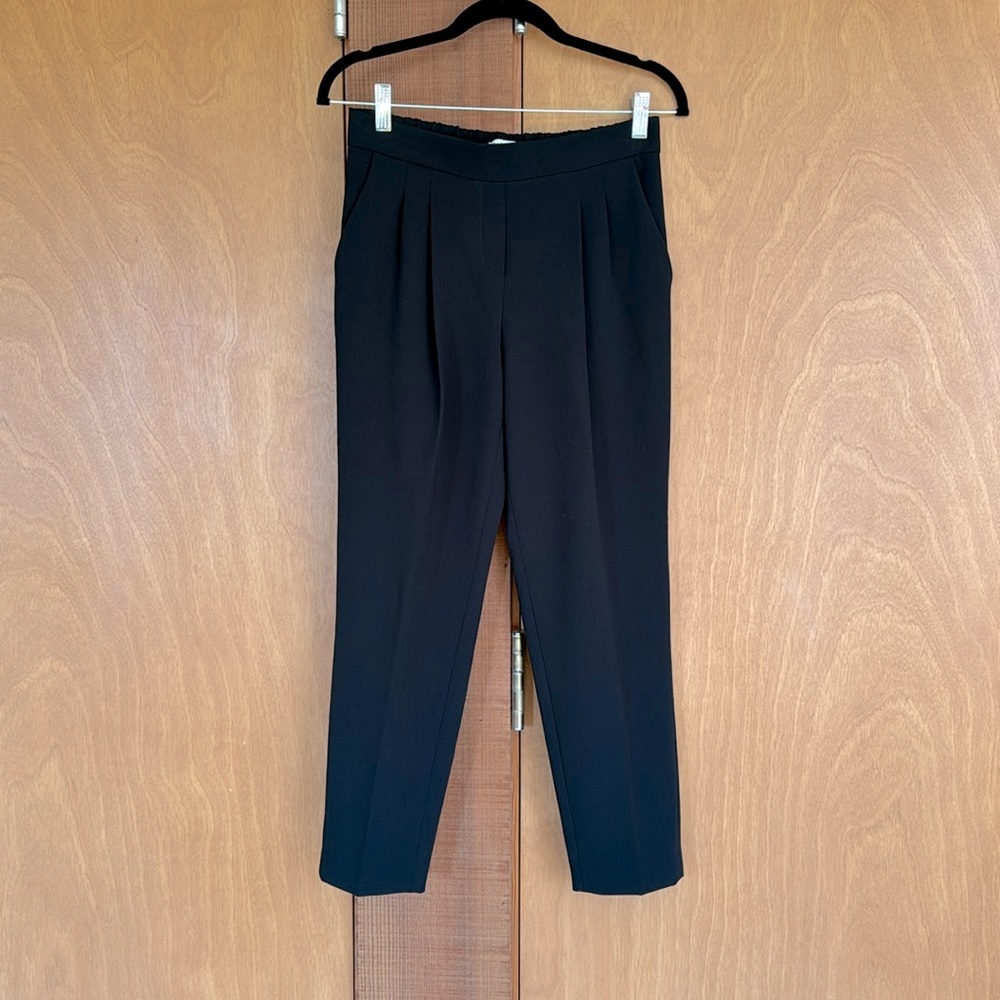 Babaton black pull on trouser pant